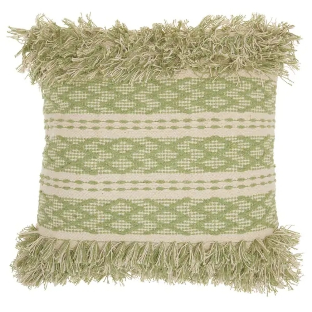 Mina Victory criss cross decorative throw pillow